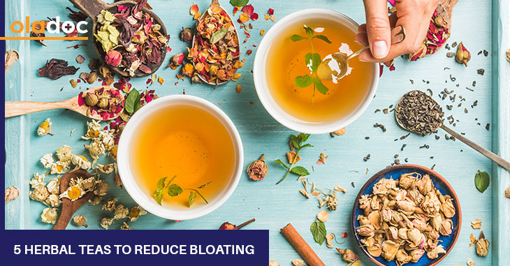 5 Herbal Teas to Reduce Bloating