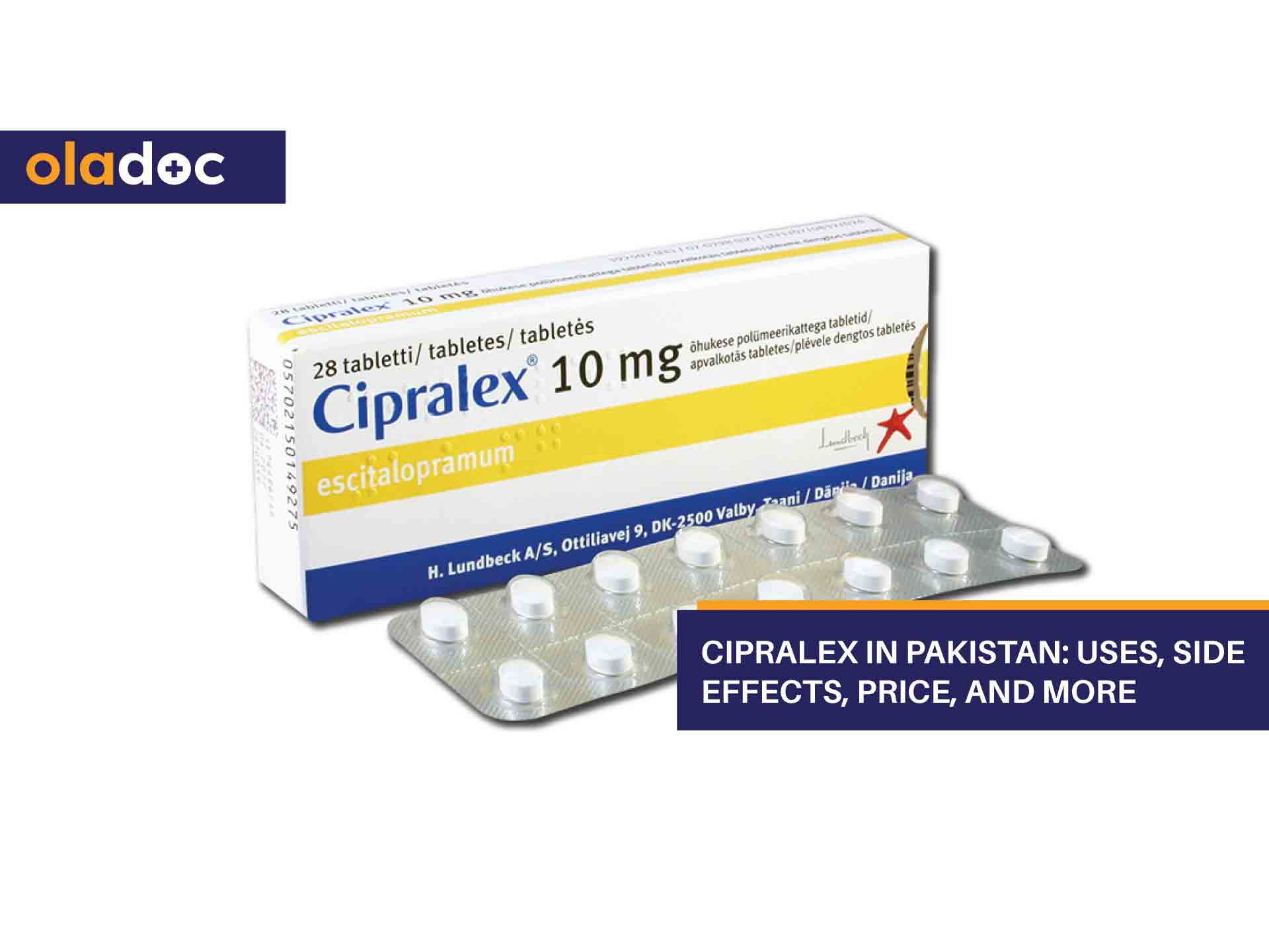 Cipralex in Pakistan: Uses, Side Effects, Price, and More